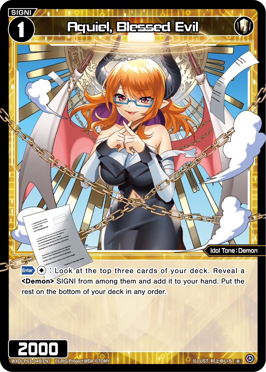 Aquiel, Blessed Evil (WXDi-P03-048) [Standup Diva]