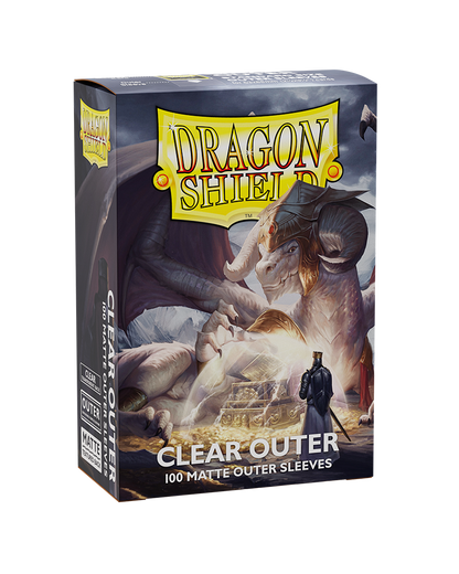 Dragon Shield: 100ct Outer Sleeves - Clear Matte (Standard)