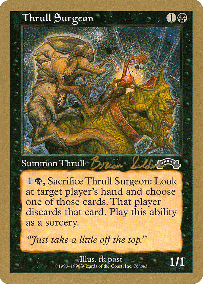 Thrull Surgeon (Brian Selden) [World Championship Decks 1998]