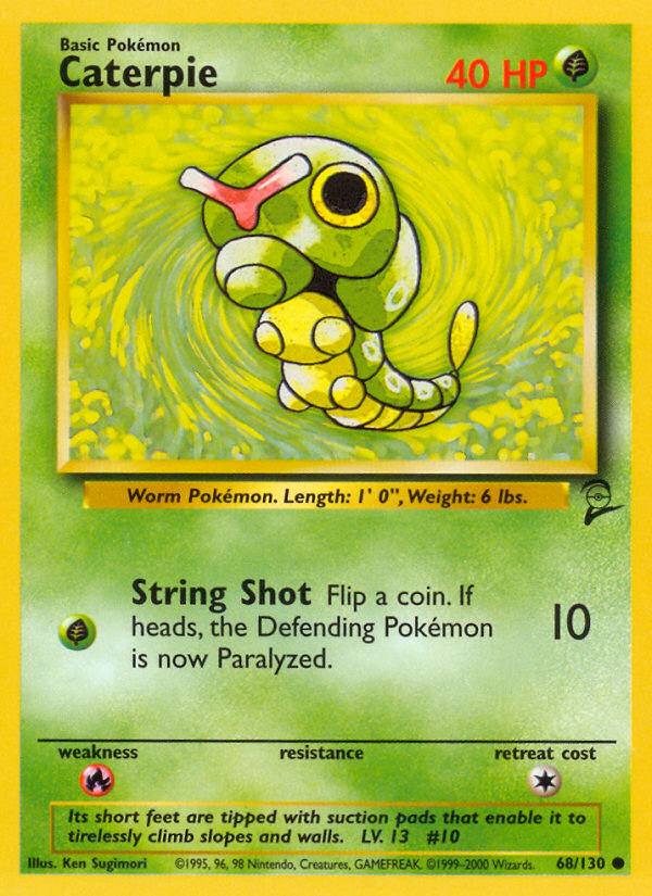 Caterpie (68/130) [Base Set 2]