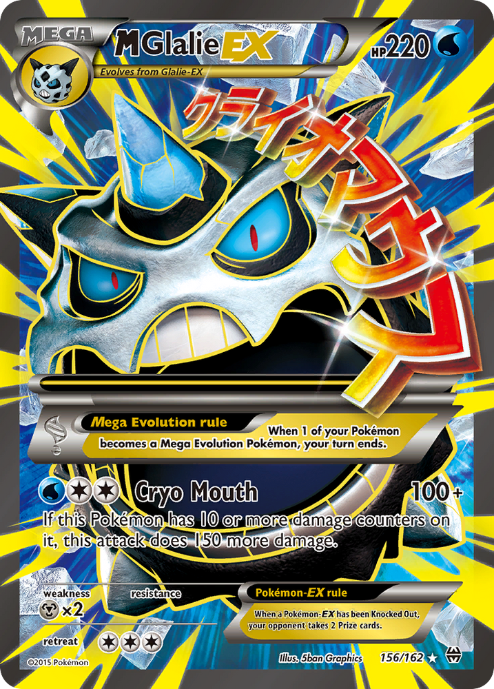 M Glalie EX (156/162) [XY: BREAKthrough]