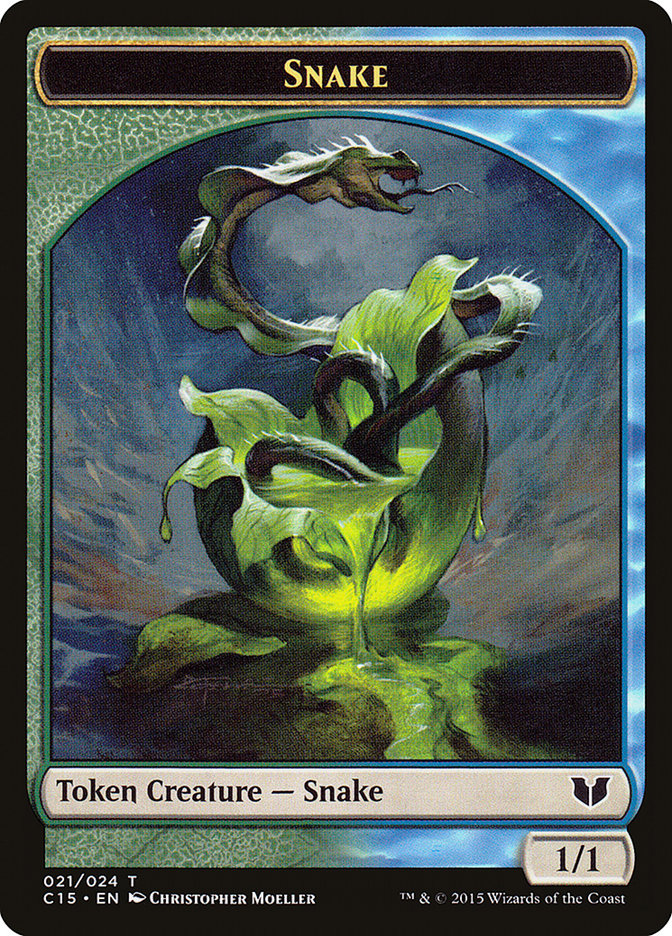 Snake Token (021/024) [Commander 2015 Tokens]
