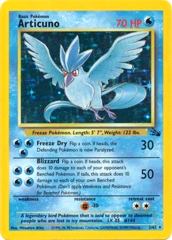 Articuno (2/62) [Fossil Unlimited]