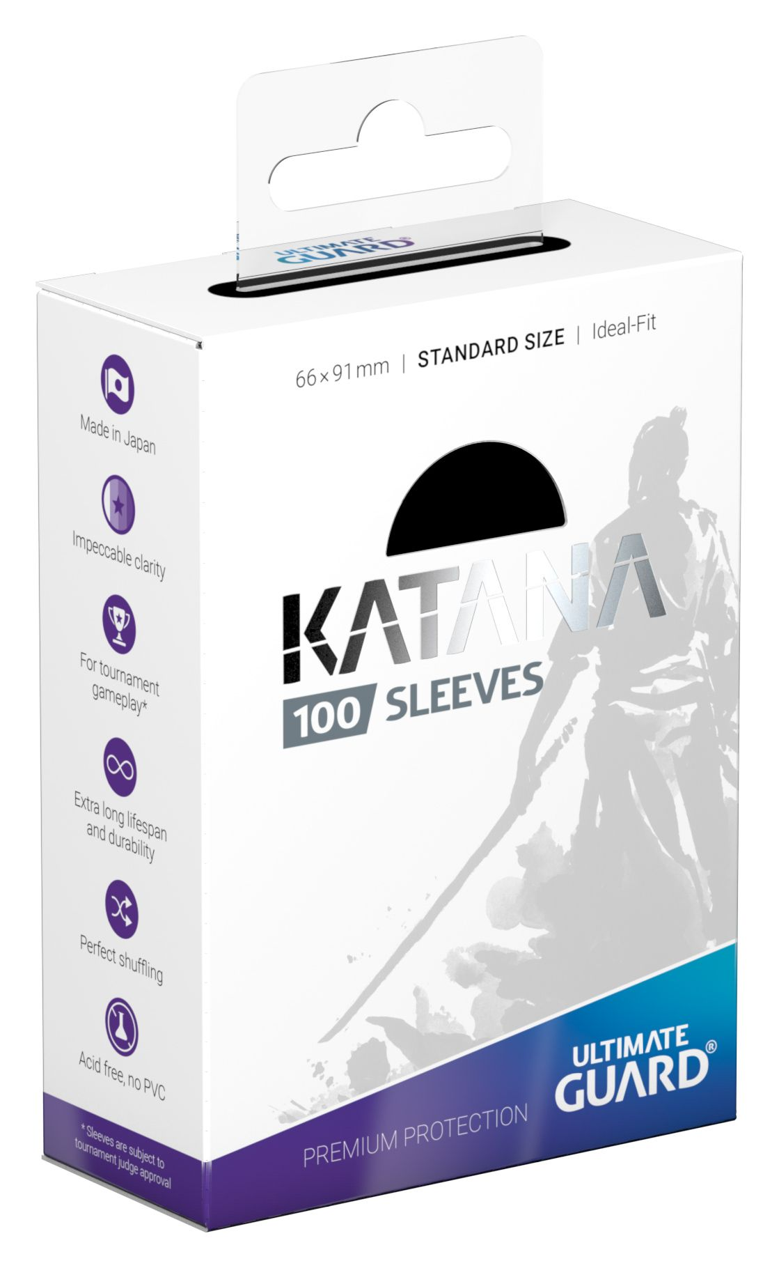 Katana Sleeves Black 100 Ct.