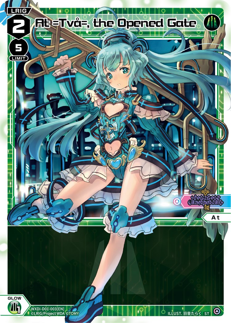 At =Tva=, the Opened Gate (WXDi-D01-003) [Diva Debut Deck D01: Ancient Surprise]