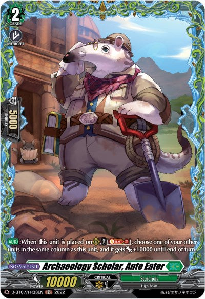 Archaeology Scholar, Ante Ealter (FR) (D-BT07/FR33EN) [Raging Flames Against Emerald Storm]