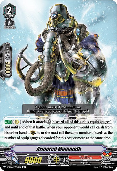 Armored Mammoth (V-EB09/036EN) [The Raging Tactics]