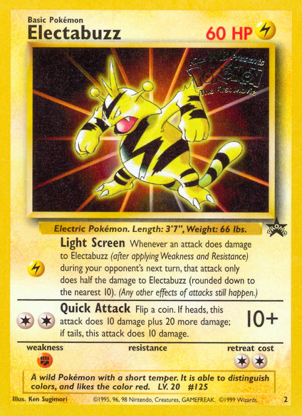 Electabuzz (2) [Wizards of the Coast: Black Star Promos]
