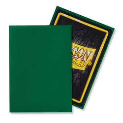 Dragon Shield: Standard 100ct Sleeves - Green (Matte)