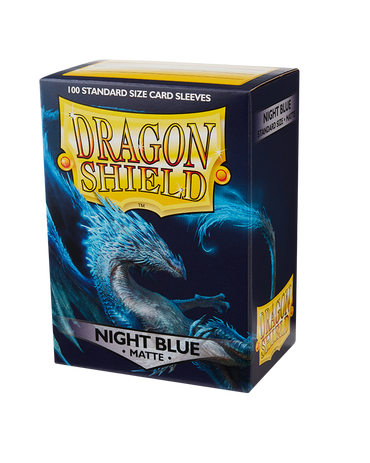 Dragon Shield Matte Night Blue 100 ct.