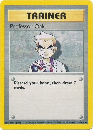 Professor Oak (88/102) [Base Set Unlimited]