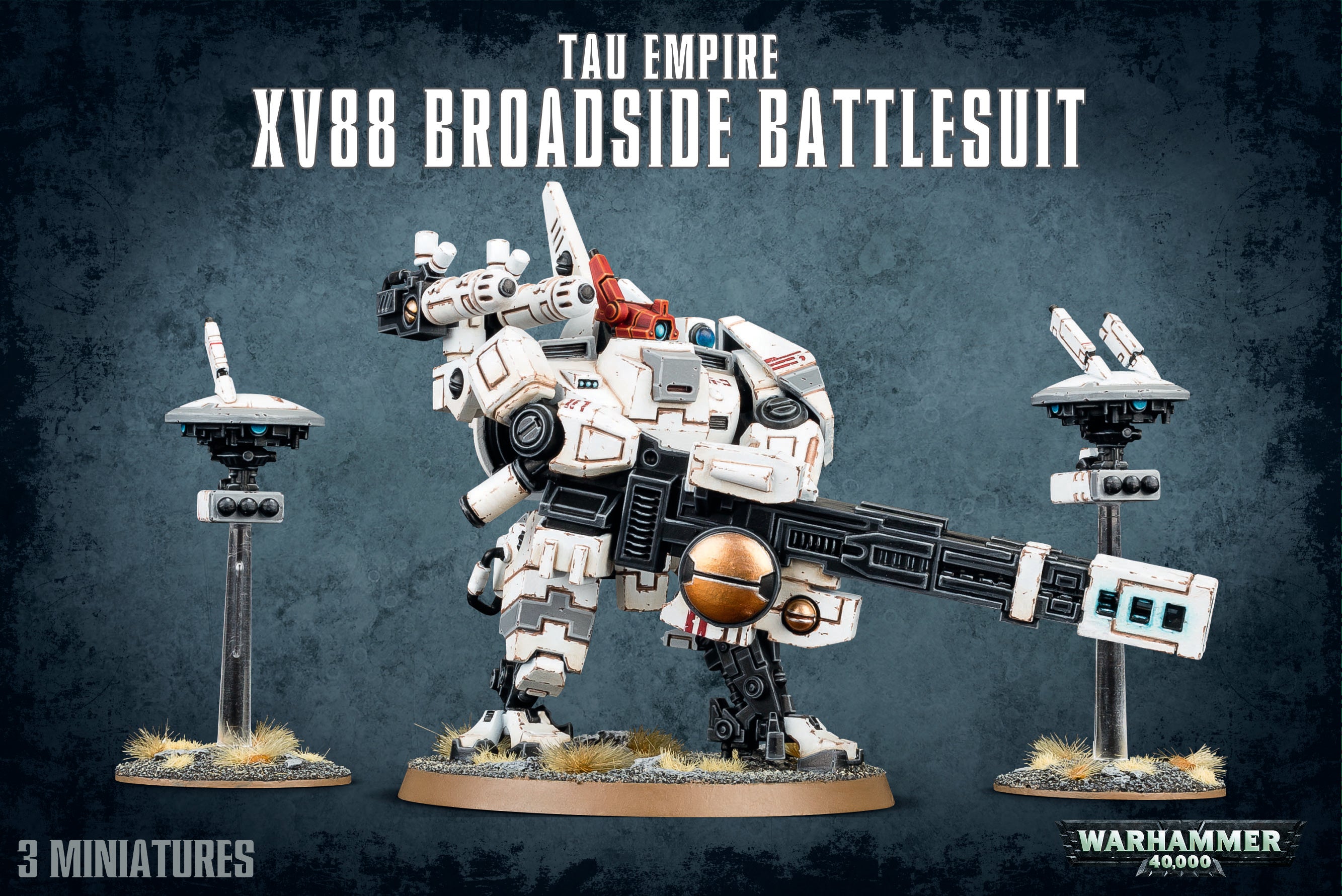 T'au Empire: VX88 Broadside Battlesuit