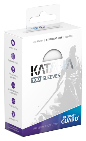 Katana Sleeves Transparent 100 Ct.